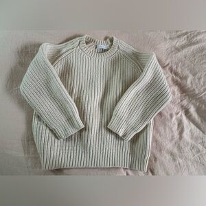 Raey chunky wool knit sweater white size L